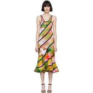 ASAI Spiral Dress Size UK 6 US 2 XS Womens Multicolor SSENSE Exclusive $420